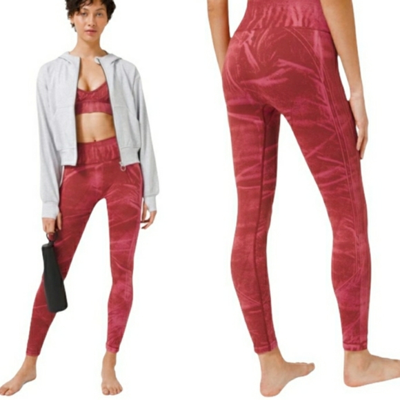 LULULEMON Ebb To Street Tight Wash Legging Size 2 - Picture 1 of 11